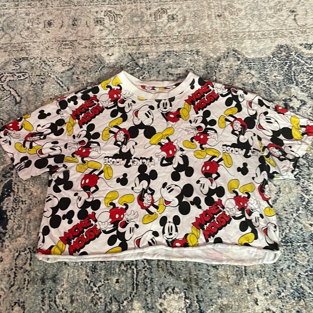 size small Disney crop top